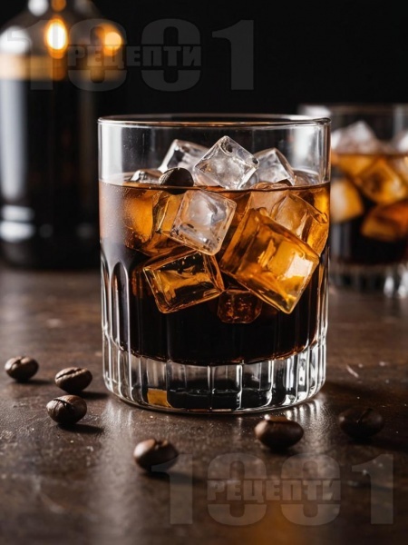    (Black Russian cocktail) -   